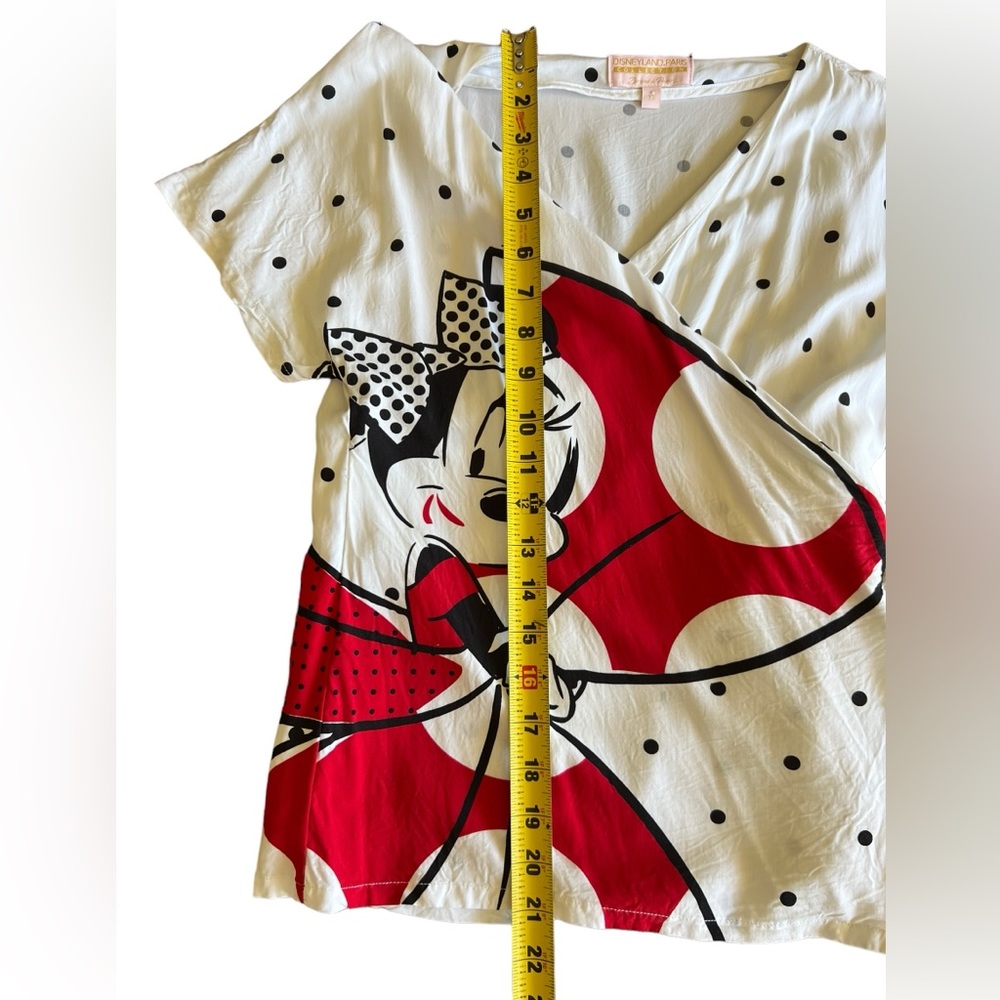 Minnie Mouse Disneyland Paris SideTie Top for Women Size XS - Picture 4 of 8
